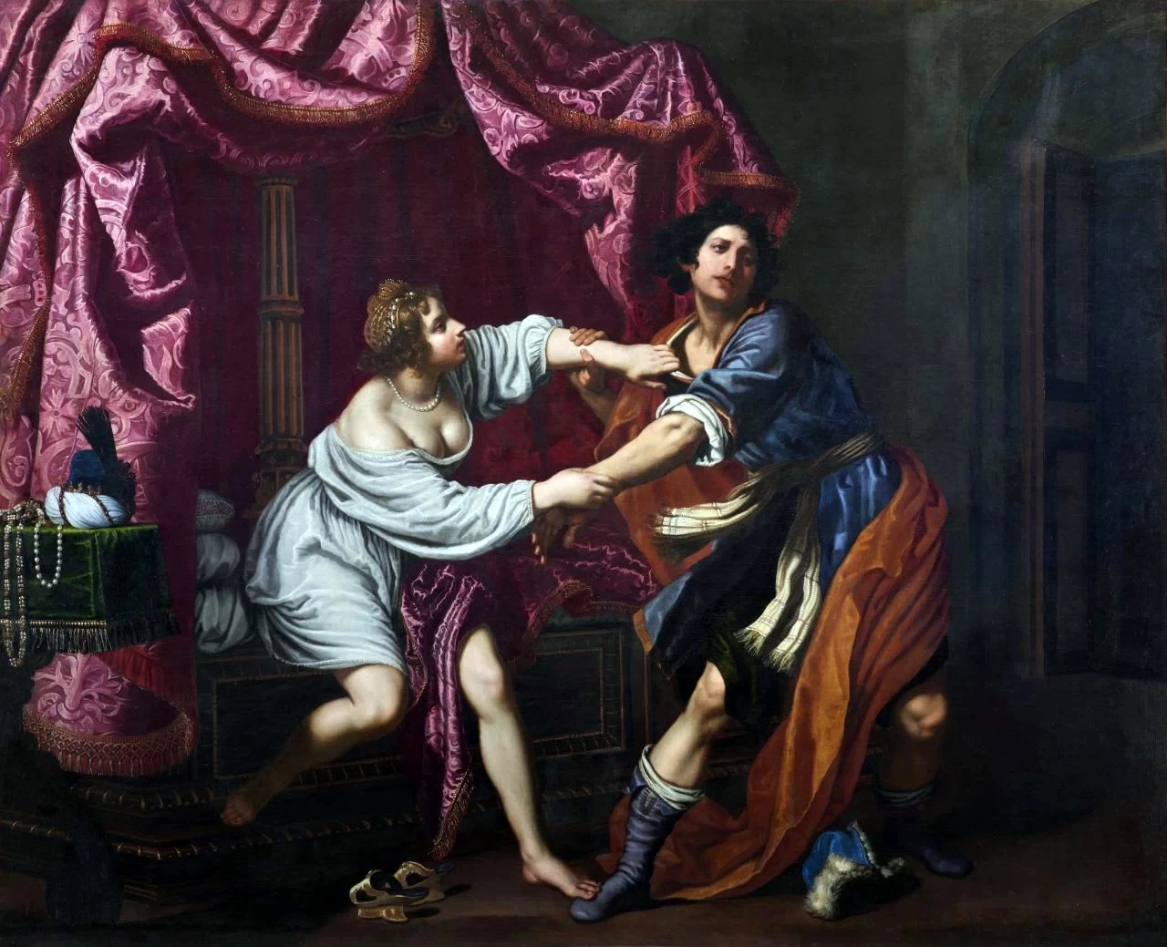 Giuseppe e la moglie di Putifarre - Palazzo Barberini, Roma